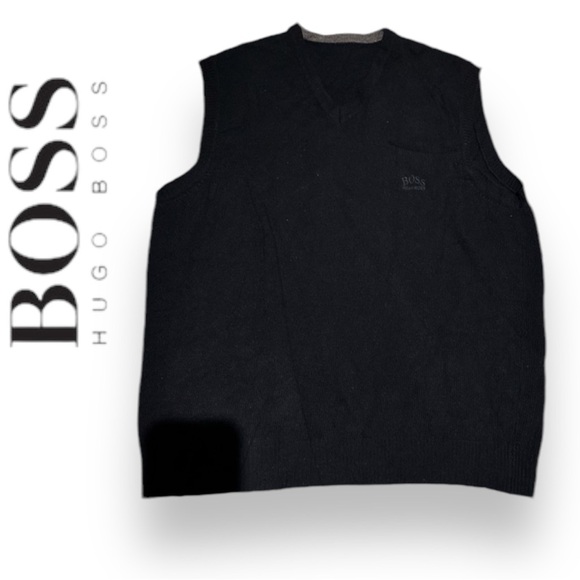 Hugo Boss Wool Vest Made in Italy - Picture 1 of 13